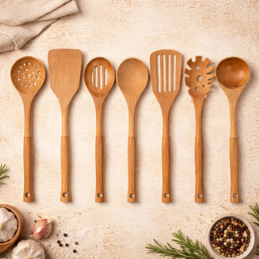 Set esencial de utensilios de bambú NARUEN